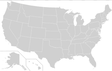 Interactive map of the United States